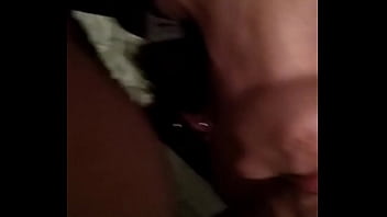 Sucking like her life depends on it