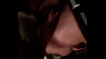 Sucking like her life depends on it