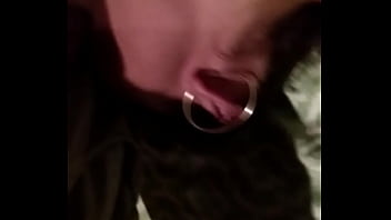 Sucking like her life depends on it