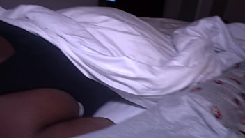 Our housekeeper sucked my dick while my girl was sleep in the same bed full version