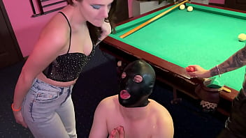 We spit you swallow triple spitting femdom