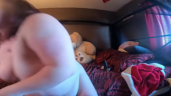 Sexy bbw asshole training on christmas