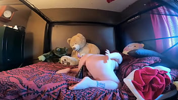 Sexy bbw asshole training on christmas