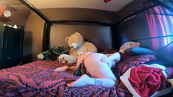 Sexy bbw asshole training on christmas