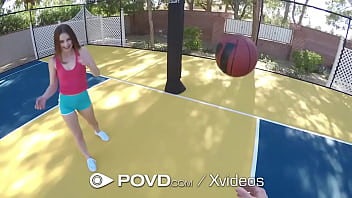 Povd sexy basketball chick fucks