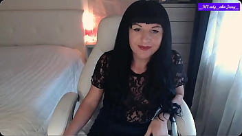 Little titty brunette jessy m'lady in red lingerie