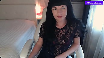 Little titty brunette jessy m'lady in red lingerie