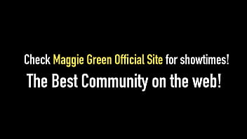 It's the chesty maggie green inserting a dildo in her cunt & mouth