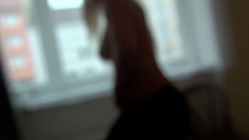 Blonde strips fully naked on camera and fingers her pussy for the first time