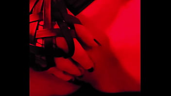 Sexy sith babe touching her pussy {roxy lights}