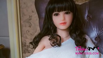 Busty teen sex doll brunette