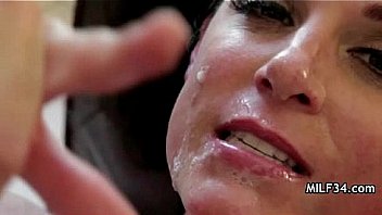 Horny big tit milf fucked hard