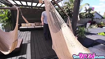 Huge dong fucks kira adams shaved pussy on top