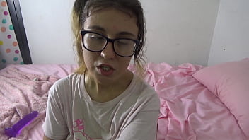 Dumb little cunt degrades herself