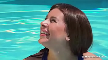 Naughty ally goes atm with her trainer to make the swim team Naughty ally goes atm with her trainer to make the swim team