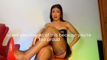 Cheating in black nylons and red stilettos