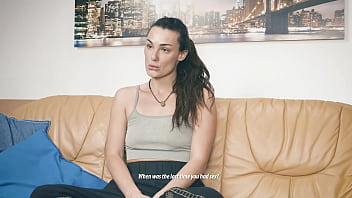 Former catwalk model tanya on our casting couch