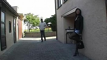 Dutch brunette milf fuks wearing clothes