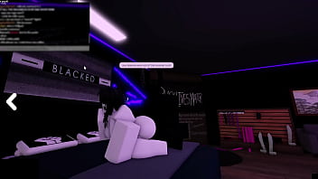 White bitch devours cock