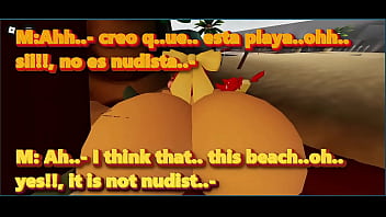 Public sex in the amusement park video montage