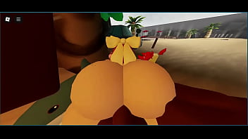 Public sex in the amusement park video montage