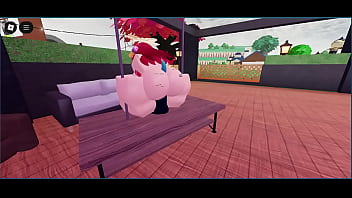 Public sex in the amusement park video montage