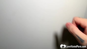 Brunette hottie in stocking loves to be fucked in doggy