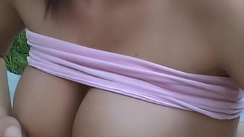 A young bitch resting on the towel in the garden encourages a man to fuck her mouth ass pussy and tits