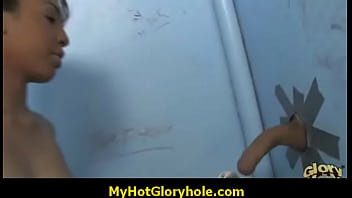I love to suck a big cock trough a gloryhole 4