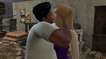 Gordo sucio con rubia