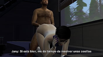 Gordo sucio con rubia