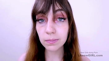 Silky brown haired beauty seduced by the producer