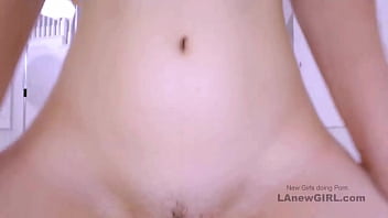 Silky brown haired beauty seduced by the producer