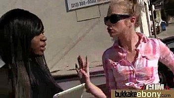 Ebony babe have a hot group fuck 23