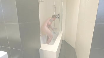 Real orgasms for marina gold in a "reverse pov" shower rough anal gaping ass sloppy gagging face fucked shower rough sex