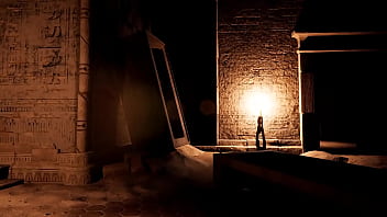 Lara croft found a way out of the tomb through her butt 3d hentai game