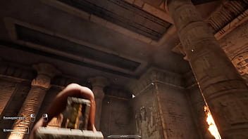 Lara croft found a way out of the tomb through her butt 3d hentai game