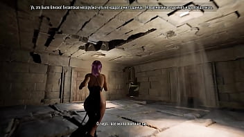 Lara croft found a way out of the tomb through her butt 3d hentai game