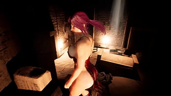 Lara croft found a way out of the tomb through her butt 3d hentai game