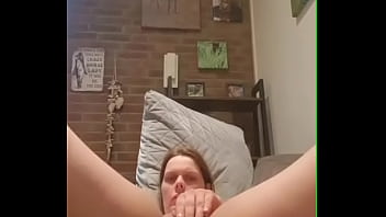 Dutch hottie quaroes strips and fingers her wet slit to a screaming orgasm