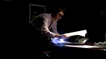 Her big tits are shaking as she fills her pussy and cums in a powerful exhausting climax