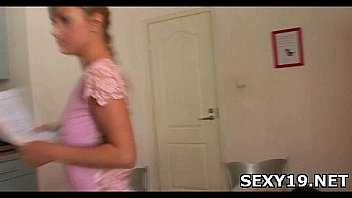 Neat girl spreads legs to get pussy fucked