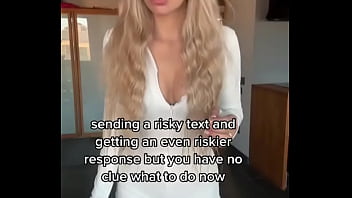 Send me a risky message touching my sweet pussy for you