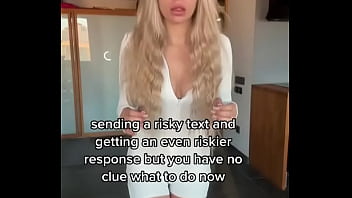 Send me a risky message touching my sweet pussy for you