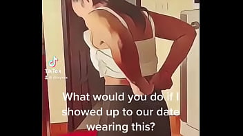 What would you do if i showed up to our date wearing this #hotasian #porn #bigass #thong #mature #maturewomen #over50 #as