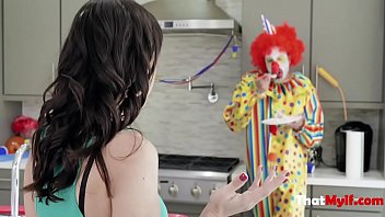 Brunette milf fucks in a nasty way