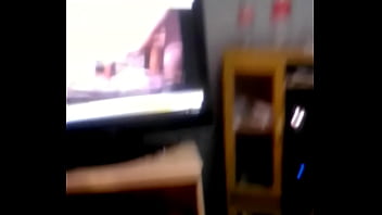 Fucking my fat filthy wife while watching video of me fucking tight petite teen step daughter must watch free video