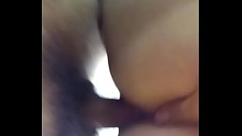 Tight wet summer eve riding reverse cowgirl