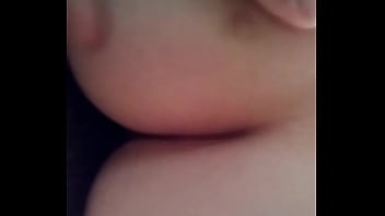 Tight wet summer eve riding reverse cowgirl