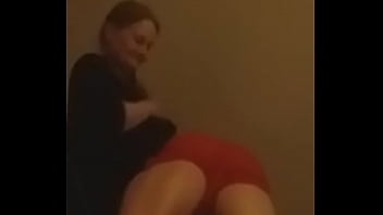 77 years old fostermom show a spanking